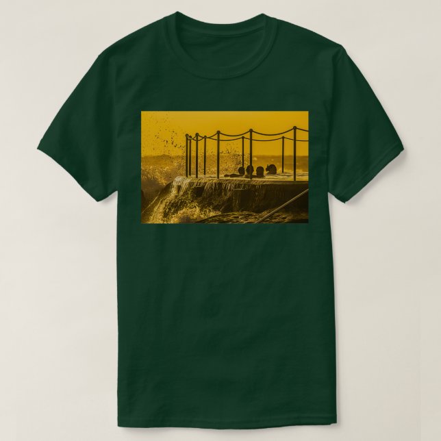 Camiseta Sunrise at Bronte Beach pool (Diseño del anverso)