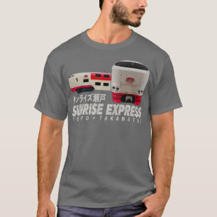 Camiseta Sunrise Epress Train Japón Sunrise Seto Tokyo Taka
