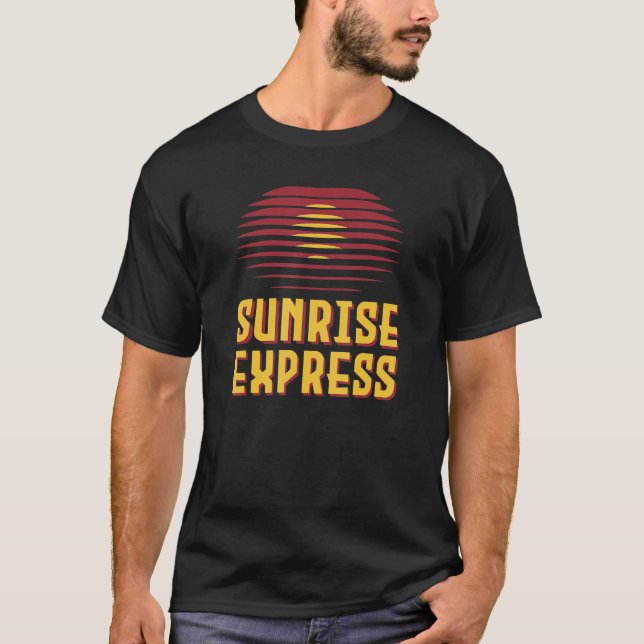 Camiseta Sunrise Express Train Japón Tokio Okayama Izumo Ta (Anverso)