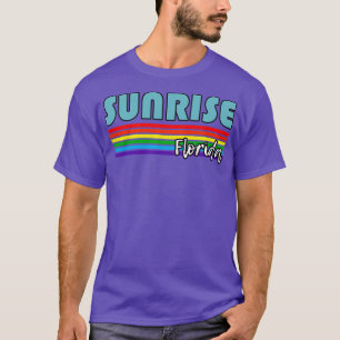 Camiseta Sunrise Florida Pride Sunrise LGBT Gira LGBTQ Sup
