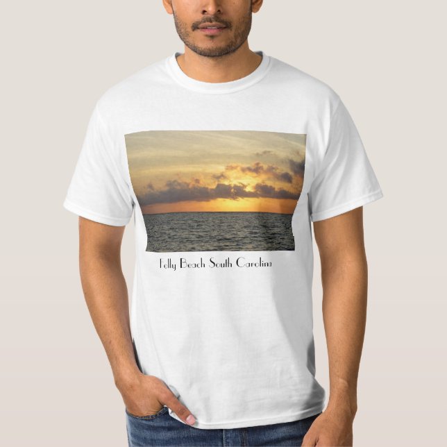 Camiseta Sunrise Glory Folly Beach (Anverso)