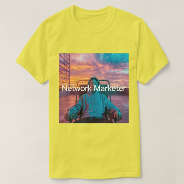 Camiseta Sunrise Network Marketer T-Shirt (Diseño del anverso)