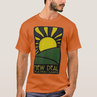 Camiseta Sunrise new deal skateboard design