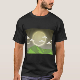 Camiseta Sunrise Over Mountain Scene Tee