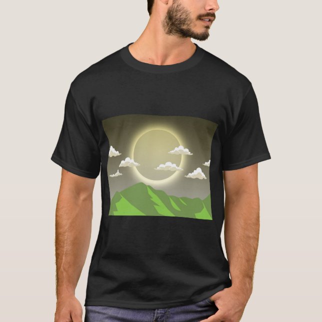 Camiseta Sunrise Over Mountain Scene Tee (Anverso)