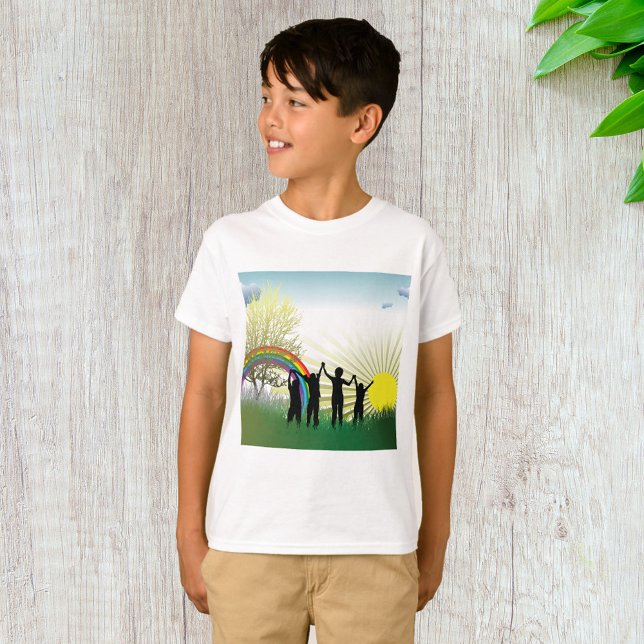 Camiseta Sunrise Rainbow Children (Subido por el creador)