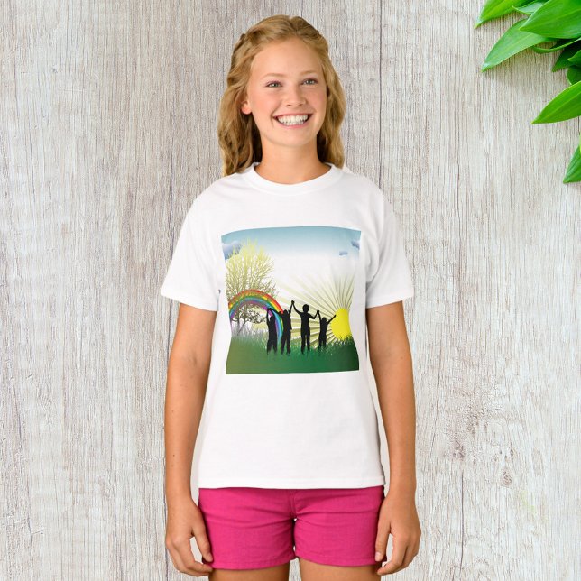 Camiseta Sunrise Rainbow Children (Subido por el creador)
