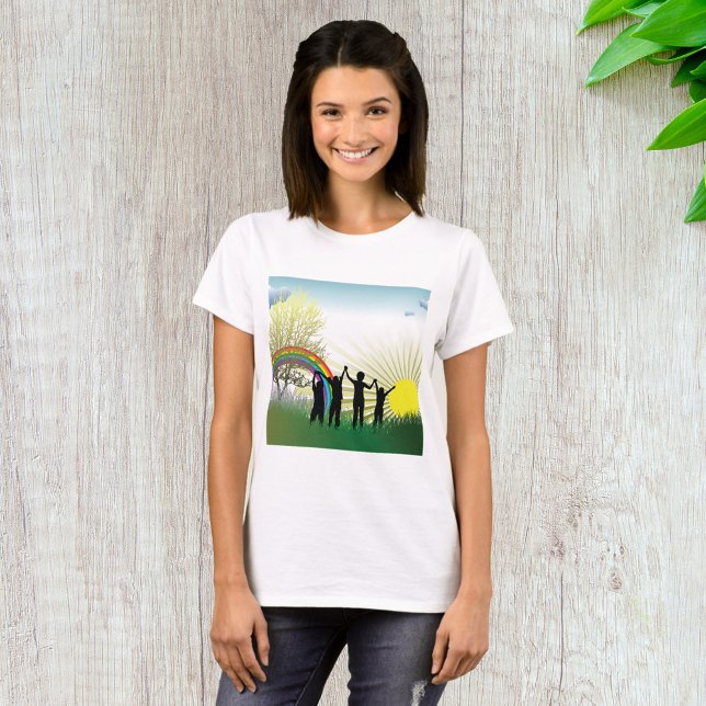 Camiseta Sunrise Rainbow Children (Subido por el creador)