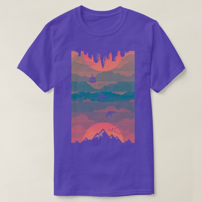 Camiseta Sunrise Sunset (Diseño del anverso)
