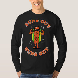 Camiseta Suns Out Buns Out Food Hotdog