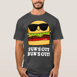 Camiseta Suns Out Buns Out Funny Summer Burger Pun 1