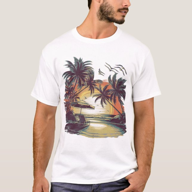 Camiseta Sunset (Anverso)