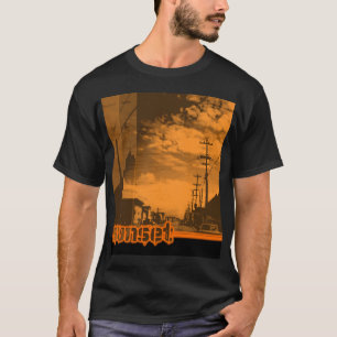 Camiseta sunset7 - en negro