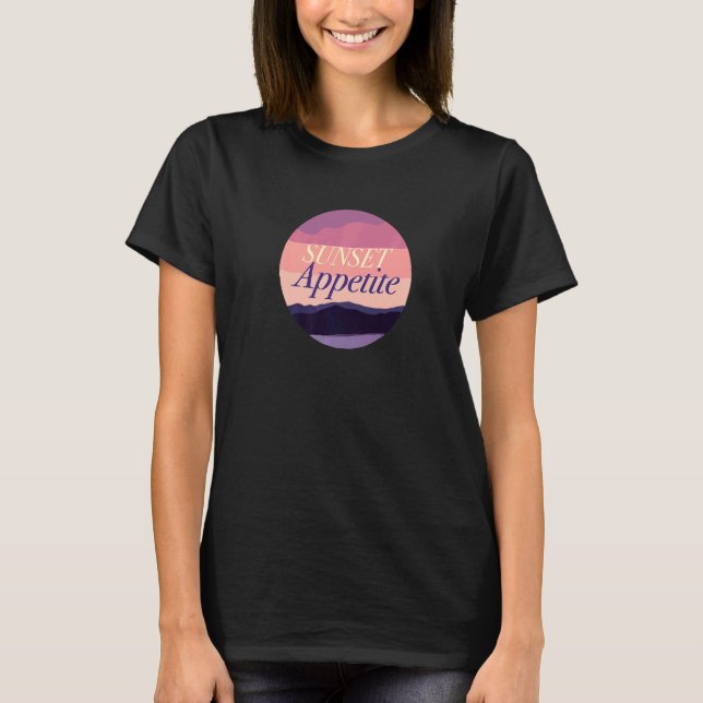 Camiseta Sunset Appetite (Anverso)