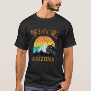 Camiseta Sunset Arizona Az Mountain Love Vintage State Mons