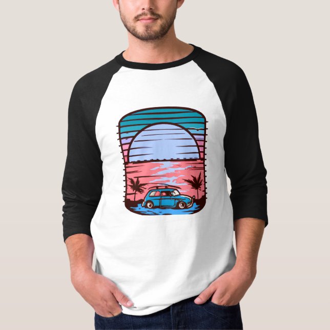 Camiseta Sunset Beach (Anverso)
