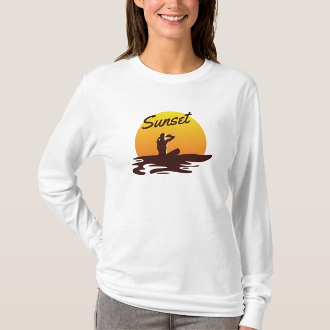 Camiseta Sunset Beach (Anverso)