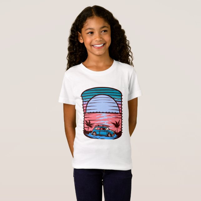 Camiseta Sunset Beach (Anverso completo)