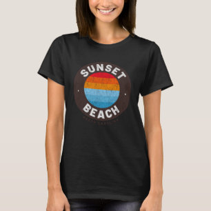 Camiseta Sunset Beach NC verano vacaciones Cir Sunrise