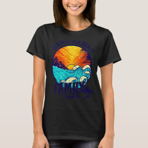 Camiseta Sunset Beach Retro Oahu Hawaii Vac familiar