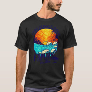 Camiseta Sunset Beach Retro Vero Beach Vacaciones Familiare