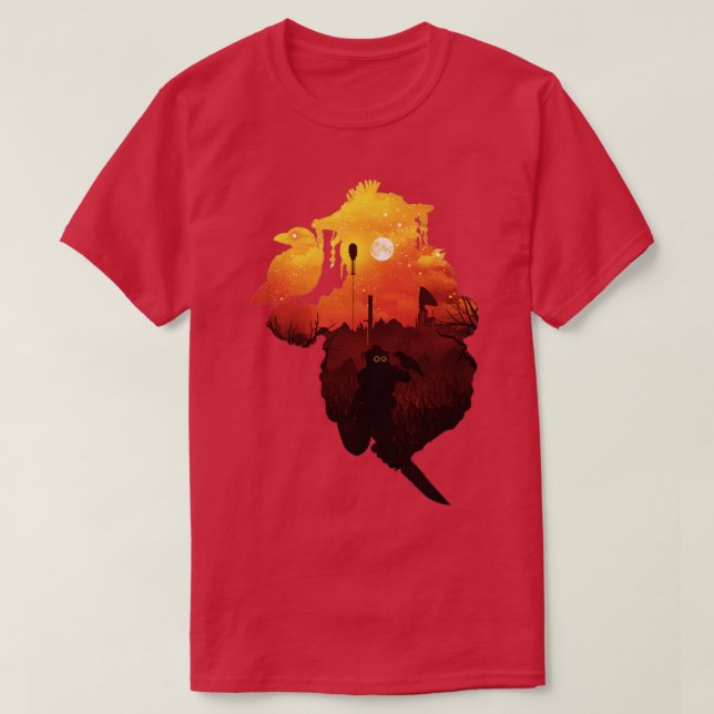 Camiseta Sunset bloodhound (Diseño del anverso)