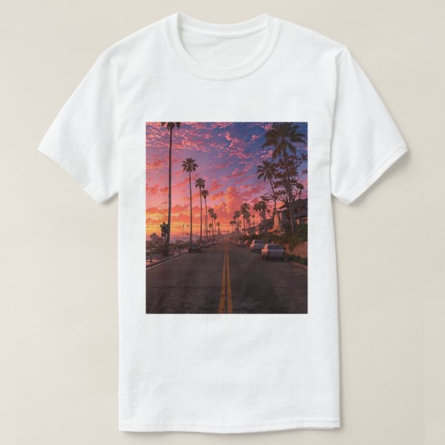 Camiseta Sunset Boulevard Dreams (Diseño del anverso)