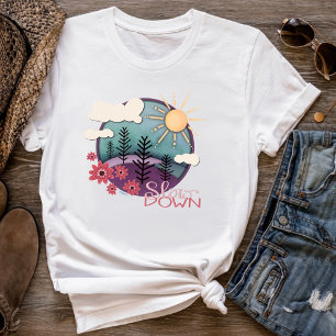 Camiseta Sunset caprichoso desacelera la Bonito de la inesp