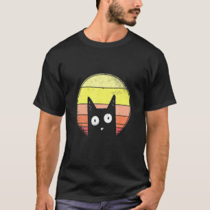 Camiseta Sunset Cat Y Vintage