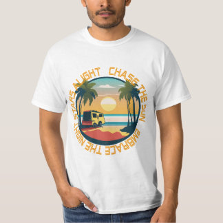 Camiseta Sunset Chase Camper Van Beach
