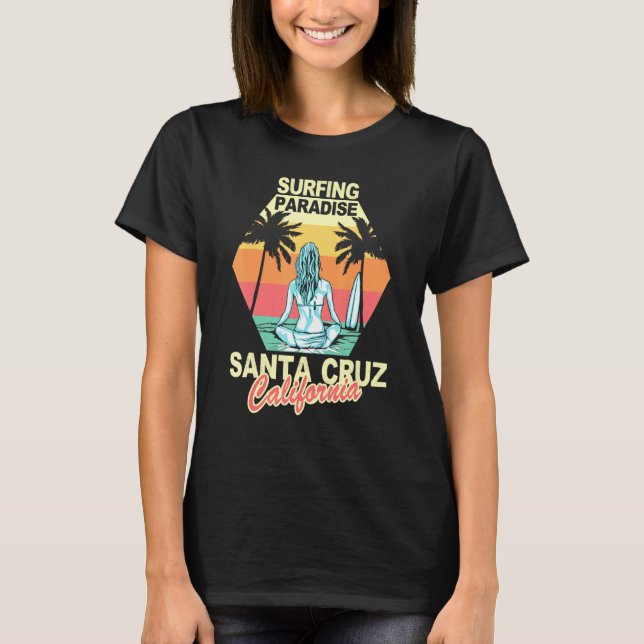 Camiseta Sunset Chica del Paraíso de Surfing de Santa Cruz (Anverso)