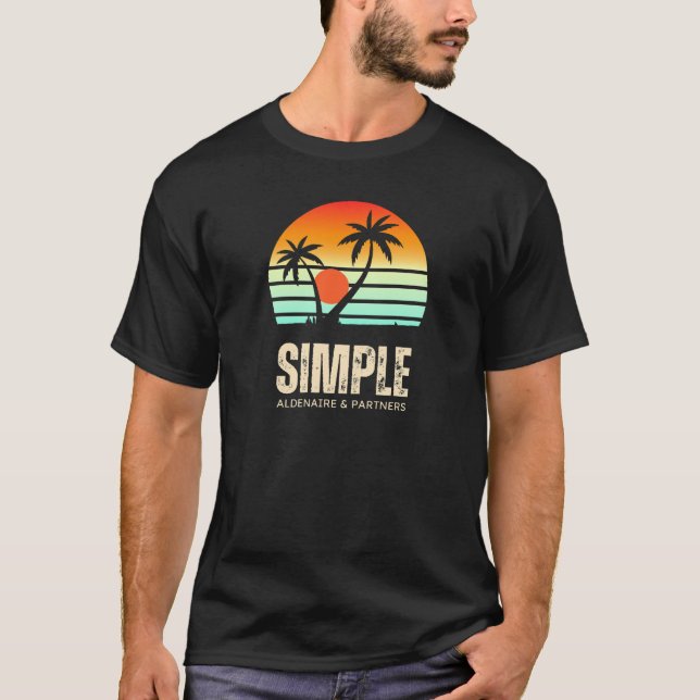 Camiseta sunset coroful (Anverso)