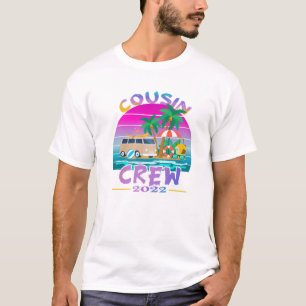 Camiseta Sunset Cousin Crew Vacation 2022 Beach Cruise Fami