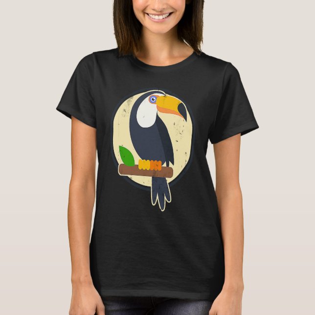 Camiseta Sunset Cute Bird Animals Exotic Plants Nature Bird (Anverso)
