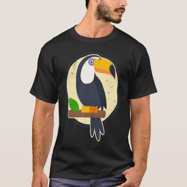 Camiseta Sunset Cute Bird Animals Exotic Plants Nature Bird (Anverso)