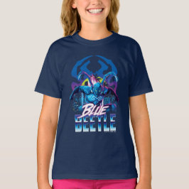 Camiseta Sunset de Blue Beetle Retrowave City