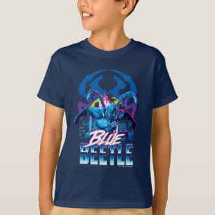 Camiseta Sunset de Blue Beetle Retrowave City