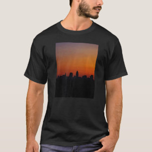 Camiseta Sunset de Cleveland Ohio State Skyline