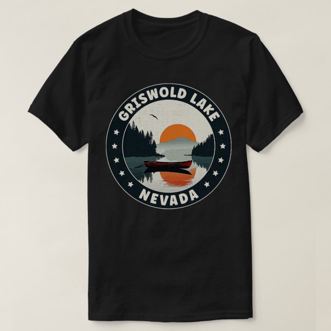 Camiseta Sunset de Griswold Lake Nevada (Diseño del anverso)