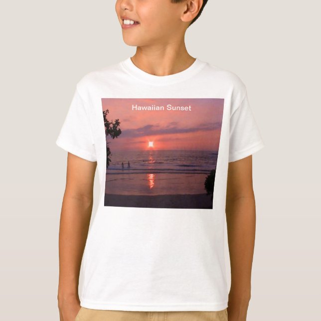 Camiseta Sunset de Hawái (Anverso)