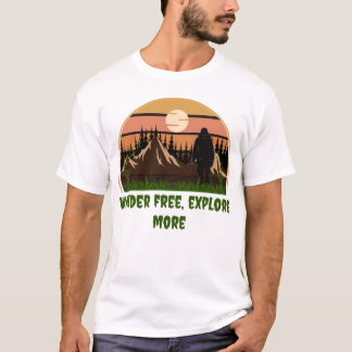 Camiseta Sunset de la aventura retro