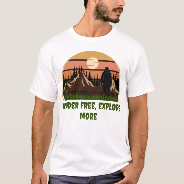 Camiseta Sunset de la aventura retro (Anverso)