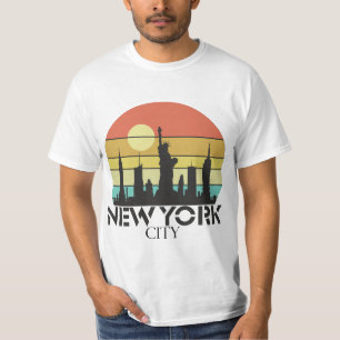 Camiseta Sunset de la ciudad de Nueva York