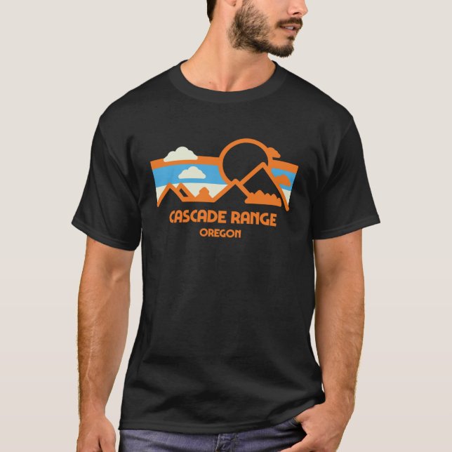 Camiseta Sunset de la Cordillera de Oregon (Anverso)