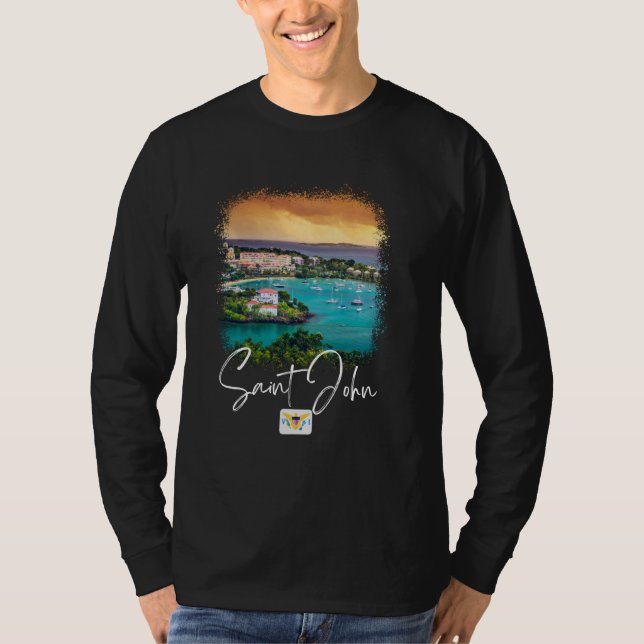 Camiseta Sunset de la Isla de San Juan (Anverso)