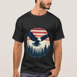 Camiseta Sunset de la Selva de Águila Americana