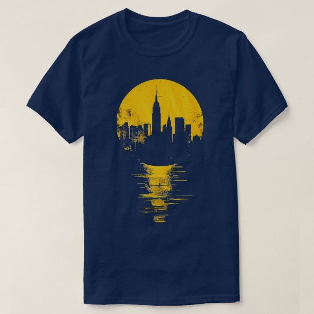 Camiseta Sunset de la vida urbana (Diseño del anverso)