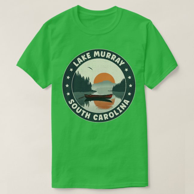 Camiseta Sunset de Lake Murray South olina (Diseño del anverso)