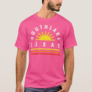 Camiseta Sunset de las franjas retro vintage de Sudáfrica e