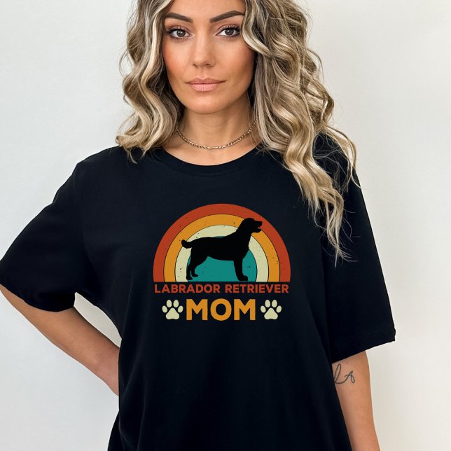 Camiseta Sunset de mamá de perro recuperadora de laboratori (Subido por el creador)